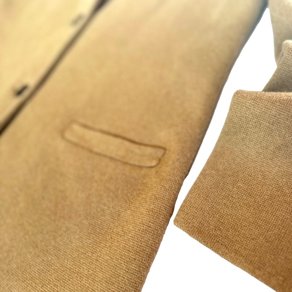 J.Crew Tan Knit Modern Blazer Button Up Jacket - Picture 4 of 4